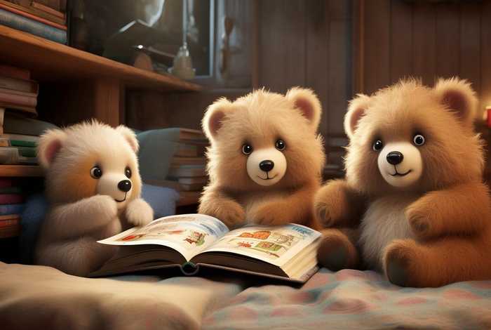 儿童睡前故事三只小熊的故事，少儿睡前故事三只小熊
