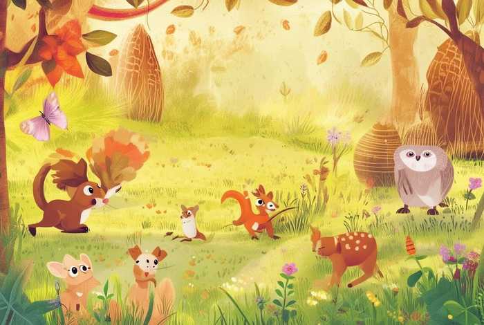 儿童森林动物故事集 - 幼儿故事森林里的小动物