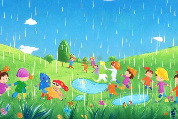 儿童故事下雨了绘本 - 幼儿绘本故事下雨了