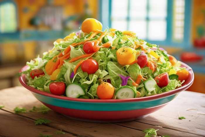 儿童故事一盘沙拉；一盘沙拉怎么说