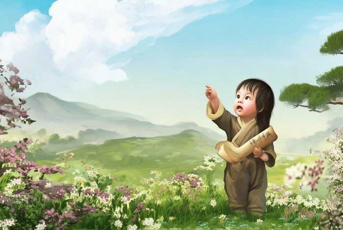 儿童启蒙古诗提示词大全简单 - 儿童启蒙古诗词大全