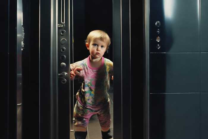 儿童困在电梯故事、儿童被困在电梯