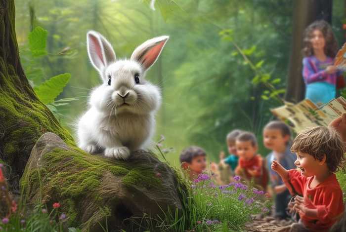 儿童故事兔子的尾巴为什么变短了，为什么兔子的尾巴很短幼儿故事