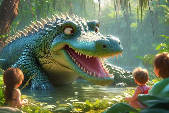儿童故事大鳄鱼mp3（大鳄鱼的故事幼儿故事）
