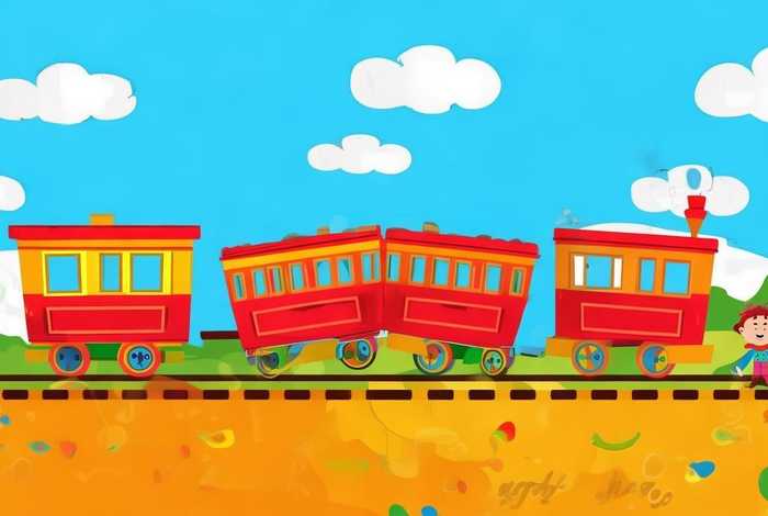 儿童火车故事图片（儿童火车简笔画图片大全）