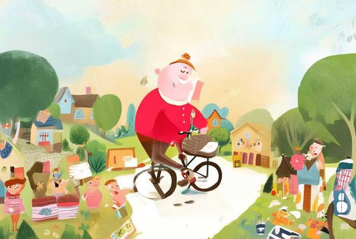 儿童绘本《邮递员》 - 邮递员绘本故事
