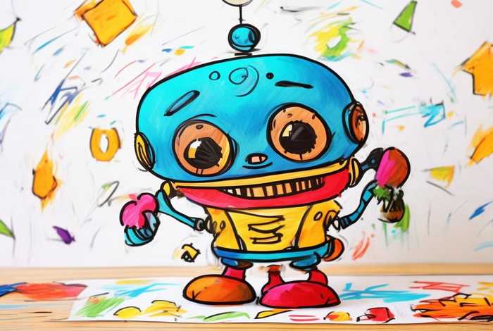 儿童画机器人 - 3-6岁儿童画机器人