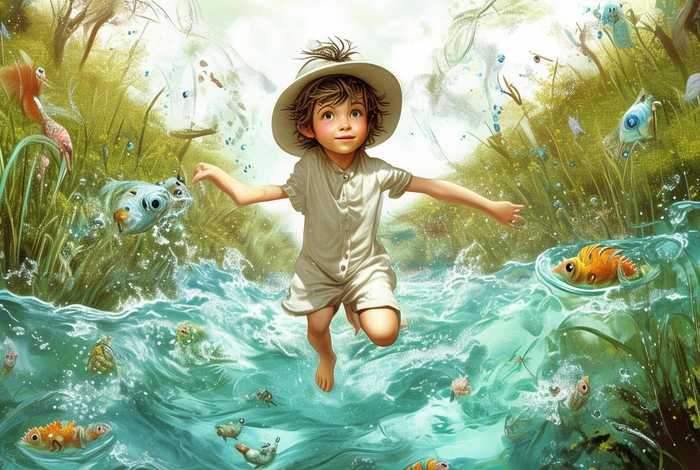 儿童故事 水孩子，水孩子的故事