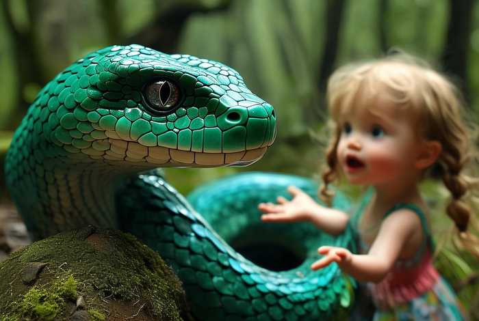 儿童故事关于蛇精 - 关于蛇精的故事