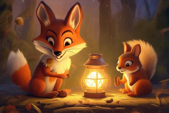 儿童睡前故事狐狸和小松鼠；幼儿睡前故事狐狸和小松鼠