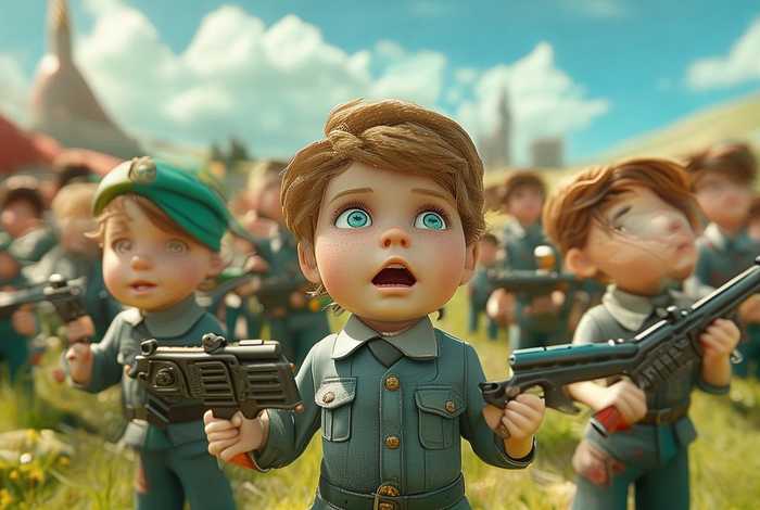 儿童军队故事视频大全、幼儿军人故事