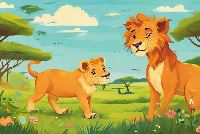 儿童故事大全3-6岁小狮子、儿童小狮子故事书6-12岁故事