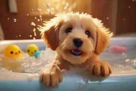 meet biscuit绘本故事 bathtime for biscuit绘本