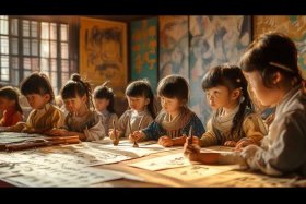 儿童书法故事典故视频，少儿书法故事视频