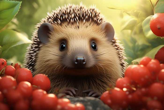 儿童故事聪明的小刺猬 - 幼儿故事聪明的小刺猬