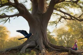 儿童喜鹊和树故事（树和喜鹊讲故事）