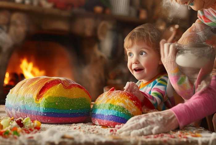 儿童故事彩虹面包 - 彩虹面包的故事 儿童故事彩虹面包 - 彩虹面包的故事