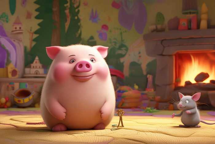 儿童故事小猪和老鼠;猪和老鼠的故事 儿童故事小猪和老鼠;猪和老鼠的故事