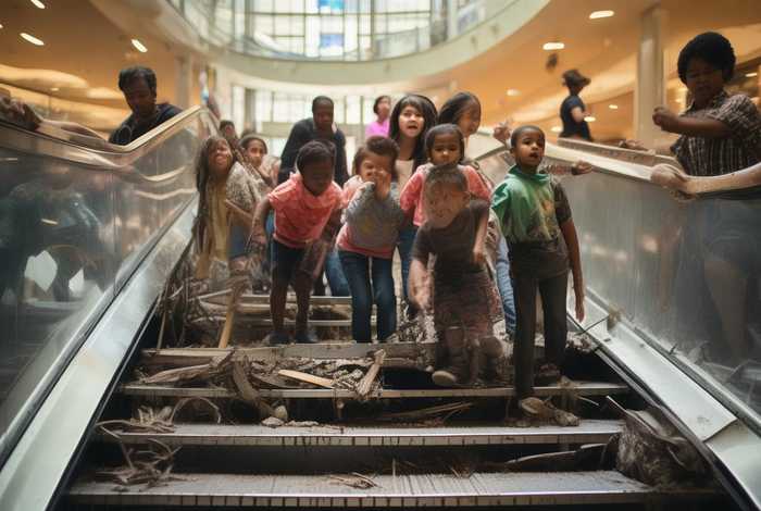 儿童扶梯意外事故 幼儿扶梯意外视频