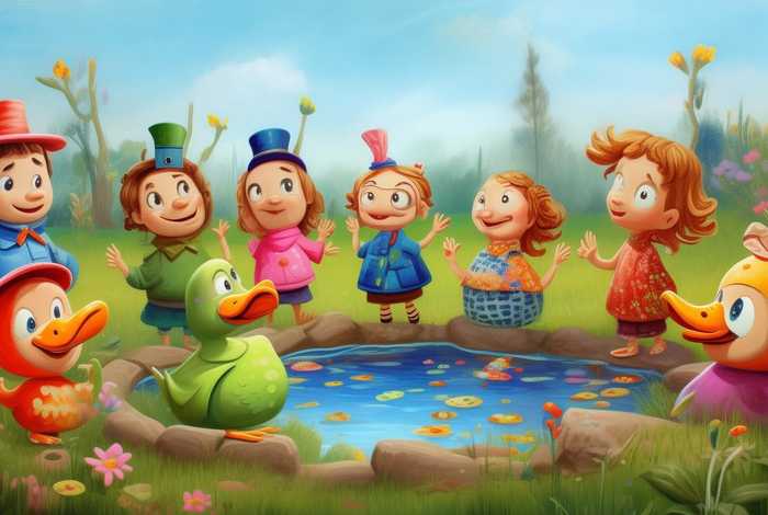 儿童故事数鸭子（数鸭子儿歌故事情节）