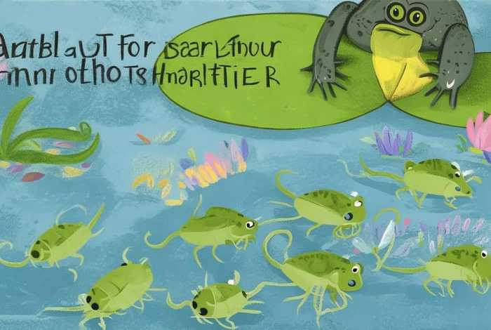 儿童绘本故事绘画简单加文字 - 小蝌蚪找妈妈绘本故事简单绘画