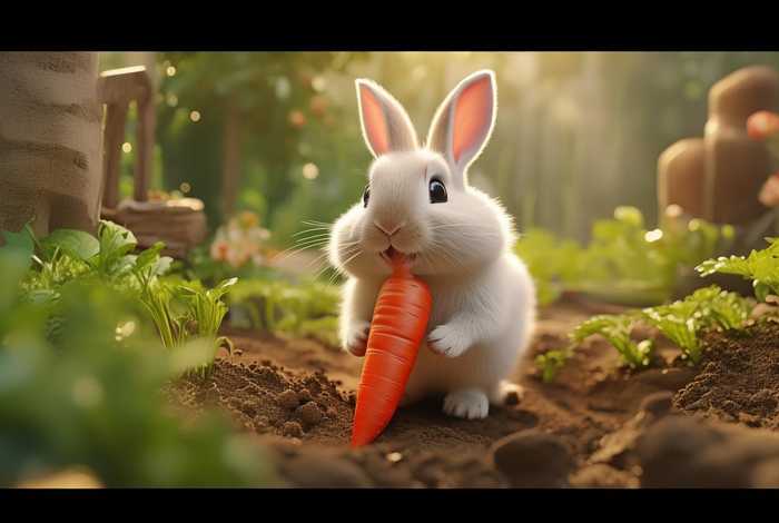 儿童睡前故事完整版小兔子拔萝卜 - 小白兔拔萝卜儿童睡前故事完整版