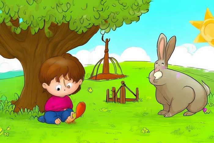 儿童表演守株待兔寓言故事 - 幼儿故事 守株待兔