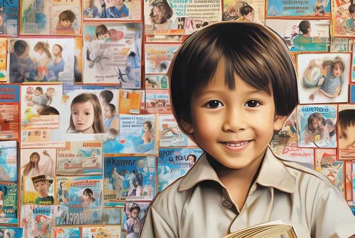 儿童榜样人物故事、儿童榜样人物宣传画