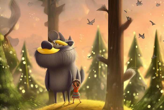 儿童故事老狼老狼几点了绘本，老狼老狼几点了故事绘本简介