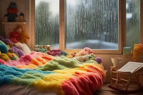 儿童下雨天睡前故事；下雨天的睡前故事