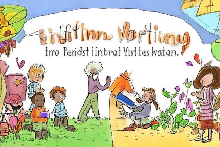 传统美德故事儿童画 - 传统美德的儿童画