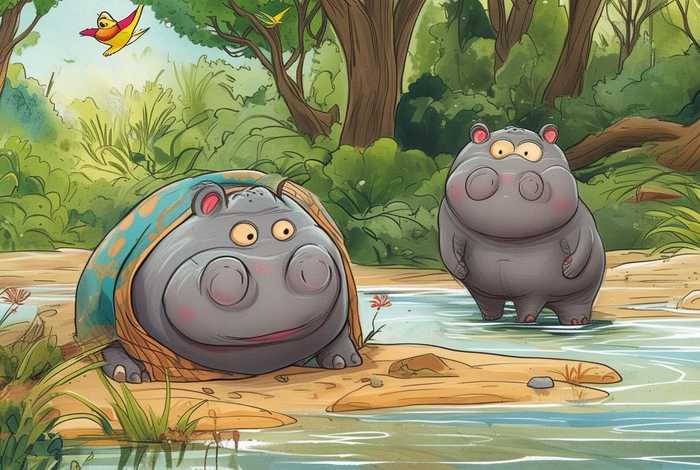 儿童故事河马生病 小河马生病的故事 儿童故事河马生病 小河马生病的故事