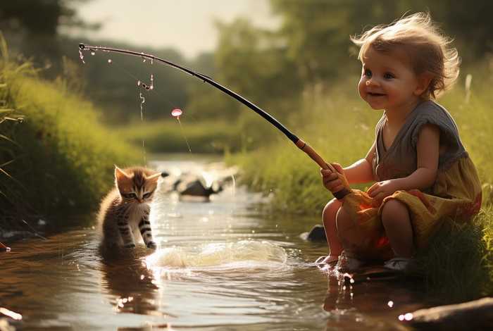 儿童故事小猫钓鱼的原文（小猫钓鱼的故事课文）