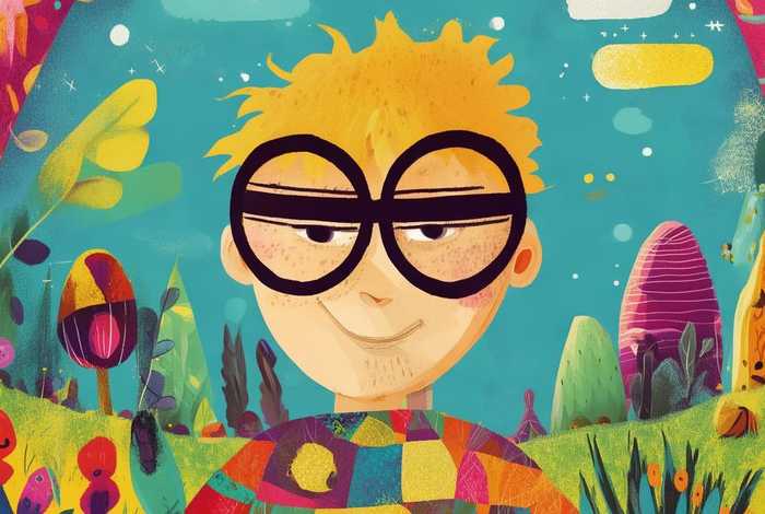 儿童文学人物和故事情节绘画作品，儿童文学作品的人物