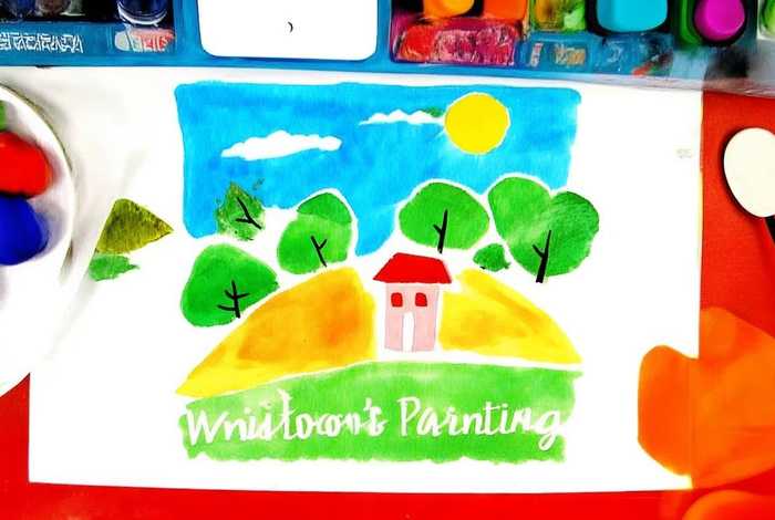 儿童水粉画图片简单；儿童水粉画教程 初学者 简单图片