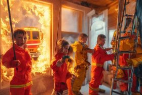 儿童安全教育故事火灾逃生 儿童安全教育动画火灾逃生