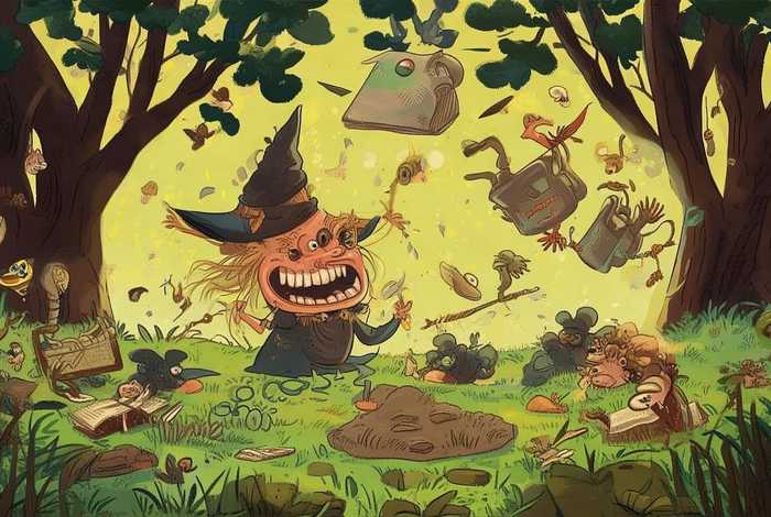 儿童睡前故事巫婆乱了套（巫婆的睡前故事）