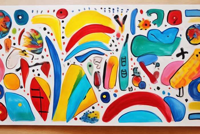 儿童点线面装饰画简单 点线面儿童画画大全简单漂亮