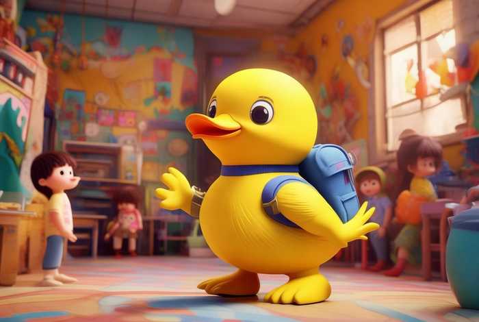 儿童故事小黄鸭上学校，小黄鸭的故事幼儿园