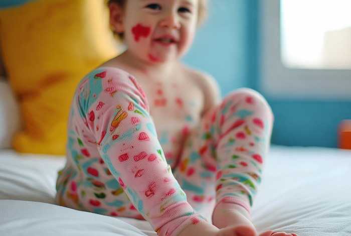 儿童穿裤袜腿就痒（儿童穿裤袜腿就痒起疙瘩）