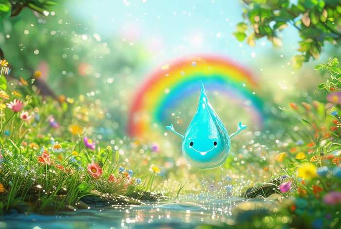 儿童故事小雨滴的故事（小雨滴的故事教案）