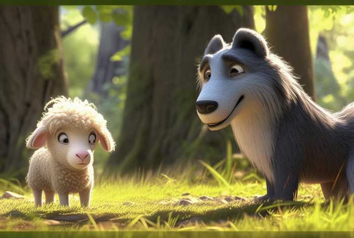 儿童故事狼和小羊完整版；幼儿故事狼和小羊