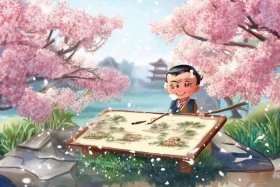 儿童古诗画图片 小儿古诗画