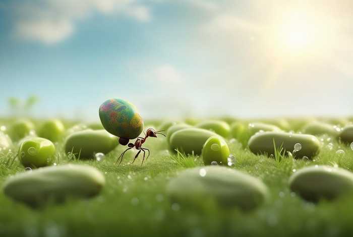 儿童睡前故事小蚂蚁搬豆子文字版（小蚂蚁搬豆子的故事告诉我们什么道理）