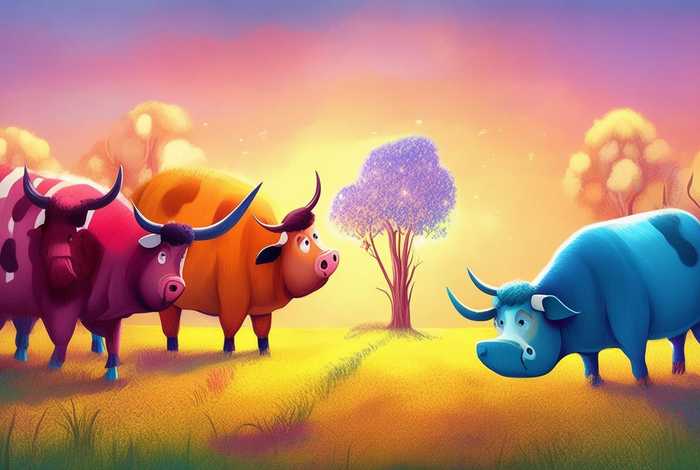儿童故事三只公牛；我想听三只公牛的故事