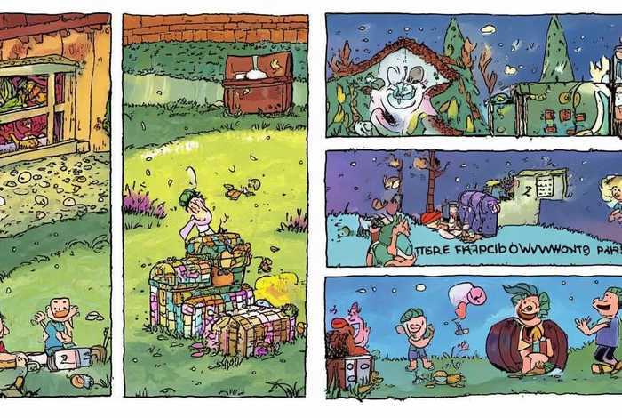 儿童故事四格漫画 - 简单四格漫画小故事有教育意义