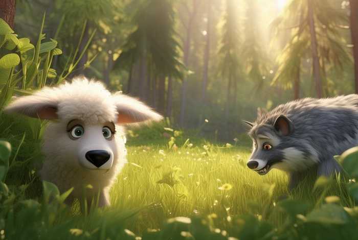 儿童故事小羊和大灰狼、小羊和大灰狼故事视频 儿童故事小羊和大灰狼、小羊和大灰狼故事视频