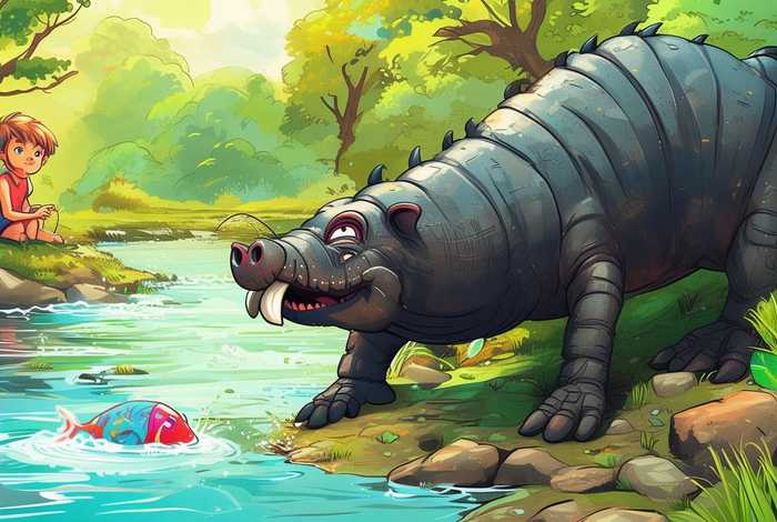 儿童绘本河马的故事(关于河马的绘本故事) 儿童绘本河马的故事(关于河马的绘本故事)