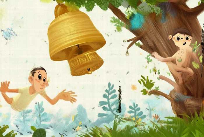 儿童故事白话版 - 掩耳盗铃的故事全文儿童白话版