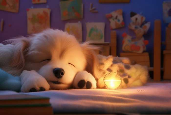 儿童故事狗睡觉（小狗睡觉的故事）